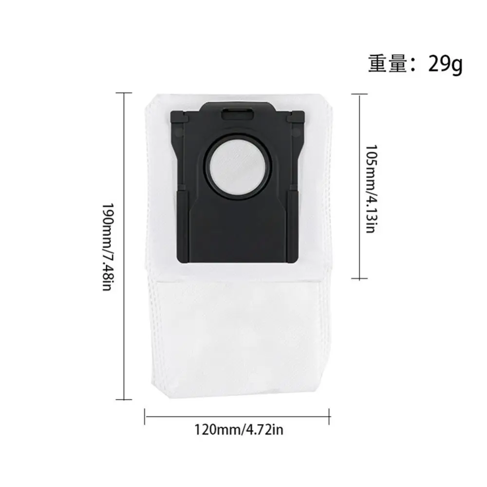 Dust Bag Replacement For For Dreame L10s Pro Ultra Heat Mova E30 Ultra Robot Vacuum Cleaner Parts Sweeper Accessories