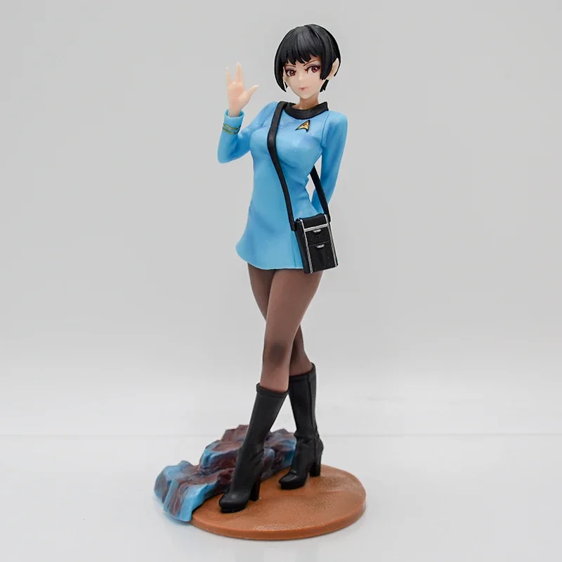 20cm Star Trek Bishoujo Vulcan Science Officer Anime Figures Salute Girl Action Figurine Pvc Statue Collection Model Doll Toy