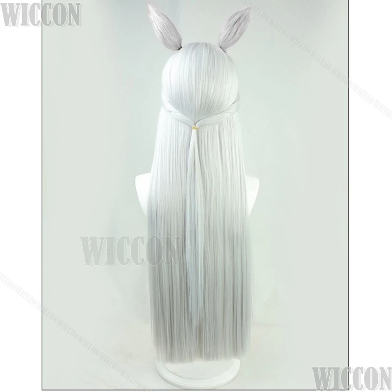 Uma Musume Pretty Derby Gold Ship Anime Cosplay Accessories Wig Hair Pony Tail Hat Ears Headwear Girl Halloween Carnival Outfit view 3
