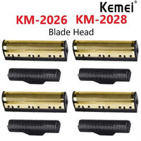 Kemei Original Electric Shavers Blades Golden Foil Knife Net and Cutter Head Suitable for KM-2026 KM-2028 Floating Razor