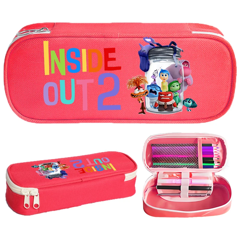 صندوق أقلام رصاص مطبوع أنيمي للأطفال ، أدوات قرطاسية كرتونية ، قلم رصاص للفتيان والفتيات ، مستلزمات مدرسية ، هدايا أعياد الميلاد ، من الداخل والخارج 2