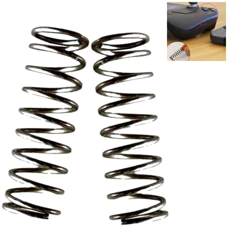 갑판 Dropship에 대 한 2Pcs 금속 봄 교체 봄 게임 콘솔 단추 봄 게임 패드 수리 부품