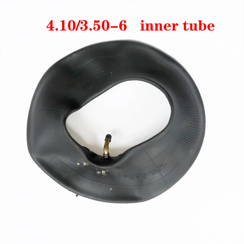 Innertube 4.10/3.50-6 3.50/4.00-6 350/400-6 Camera 3.50-6 4.00-6 Inner Tube Tire Rubber Valve for Wheelbarrow E-Bike Scooter