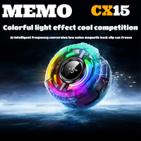 MEMO NEW CX15 Mobile Phone Freeze PUBG Game Cooler Semiconductor Magnetic Back-clip 2 in 1 Summer Universal Cooling Fan Radiator