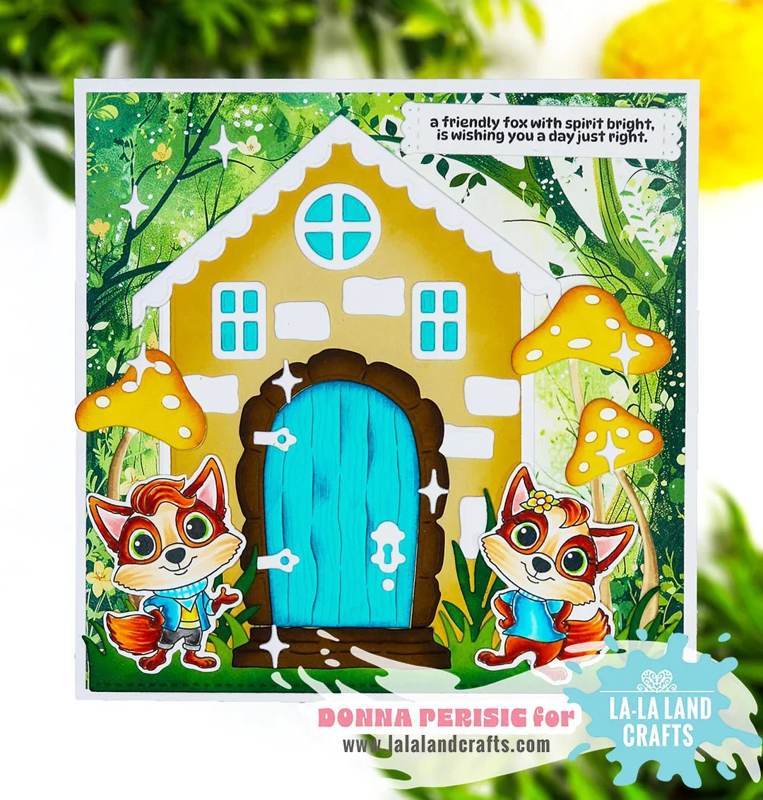 2026 House Base Fence Mushroom Plants Ivy Arbor Flowers Fox Metal Cutting Dies Clear Stamps for DIY Scrapbook Paper February