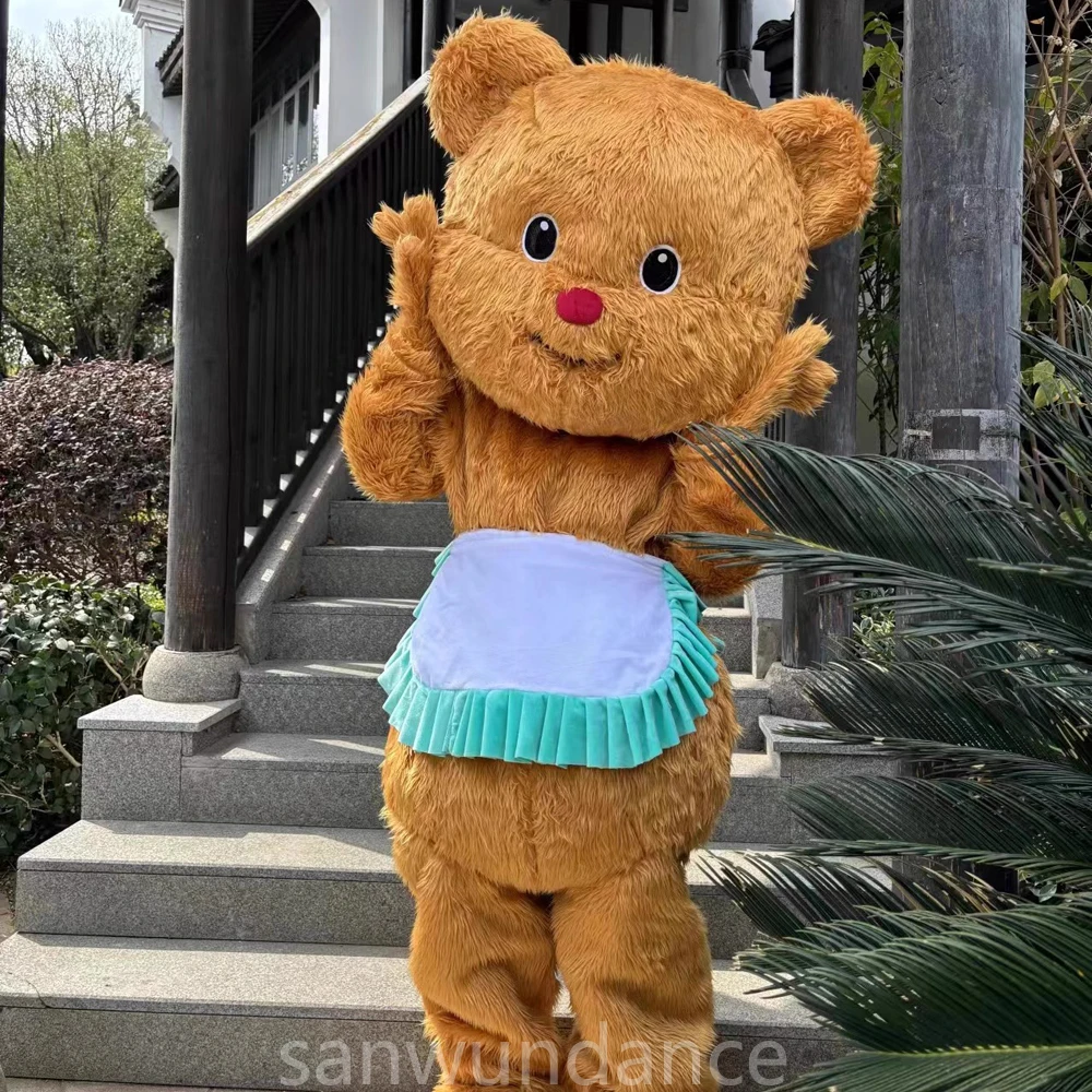 زبدة الدب مخبز ملابس الشخصيات الكرتونية لطيف الرقص الدب الإعلان تعزيز كرنفال هالوين الفراش تأثيري الملابس #5