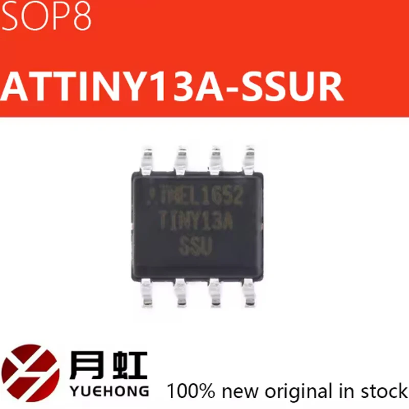 

1/5/10PCS ATTINY13A Authentic SMT ATTINY13A-SSUR SOIC-8 chip AVR 8-bit microcontroller