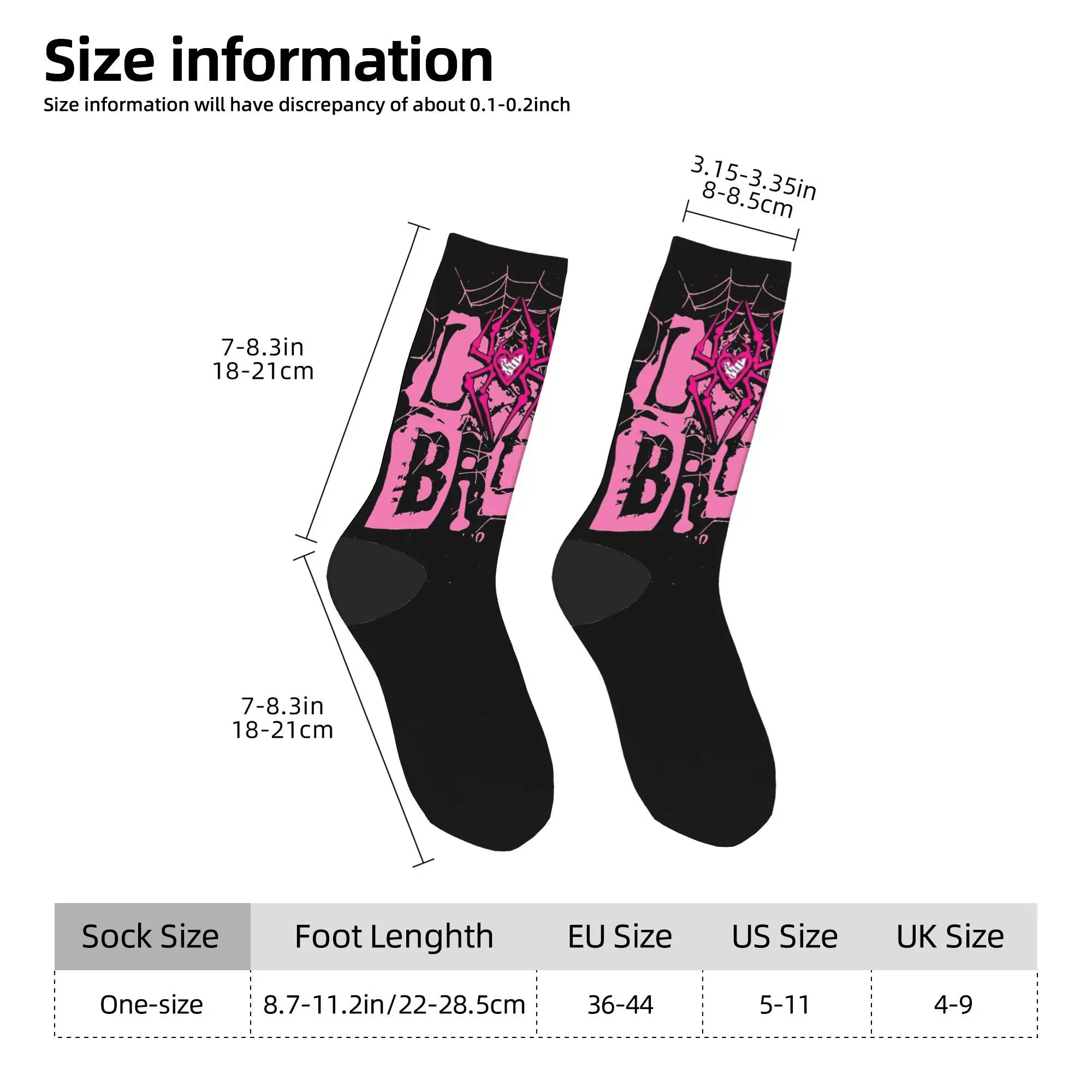 Calcetines de hombre AJ Lee lucha libre Divas medias otoño moda calcetines cómodos monopatín gráfico calcetines antideslizantes