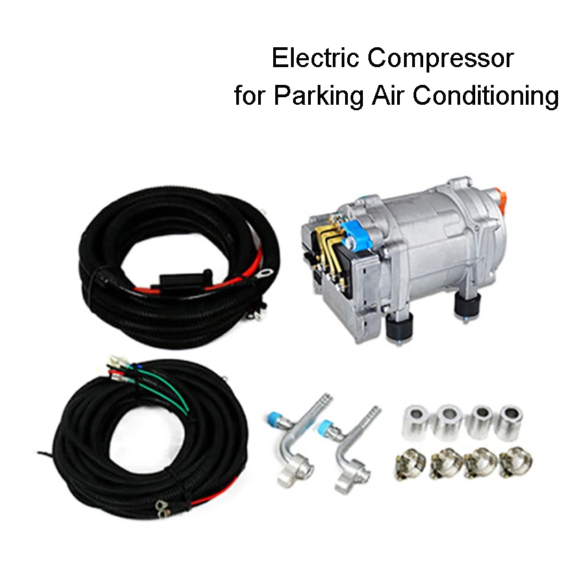 12V 24V Electric Air Conditioning Compressor,New Modified Inverter electric Split compressors for Auto Air Conditioning Truck