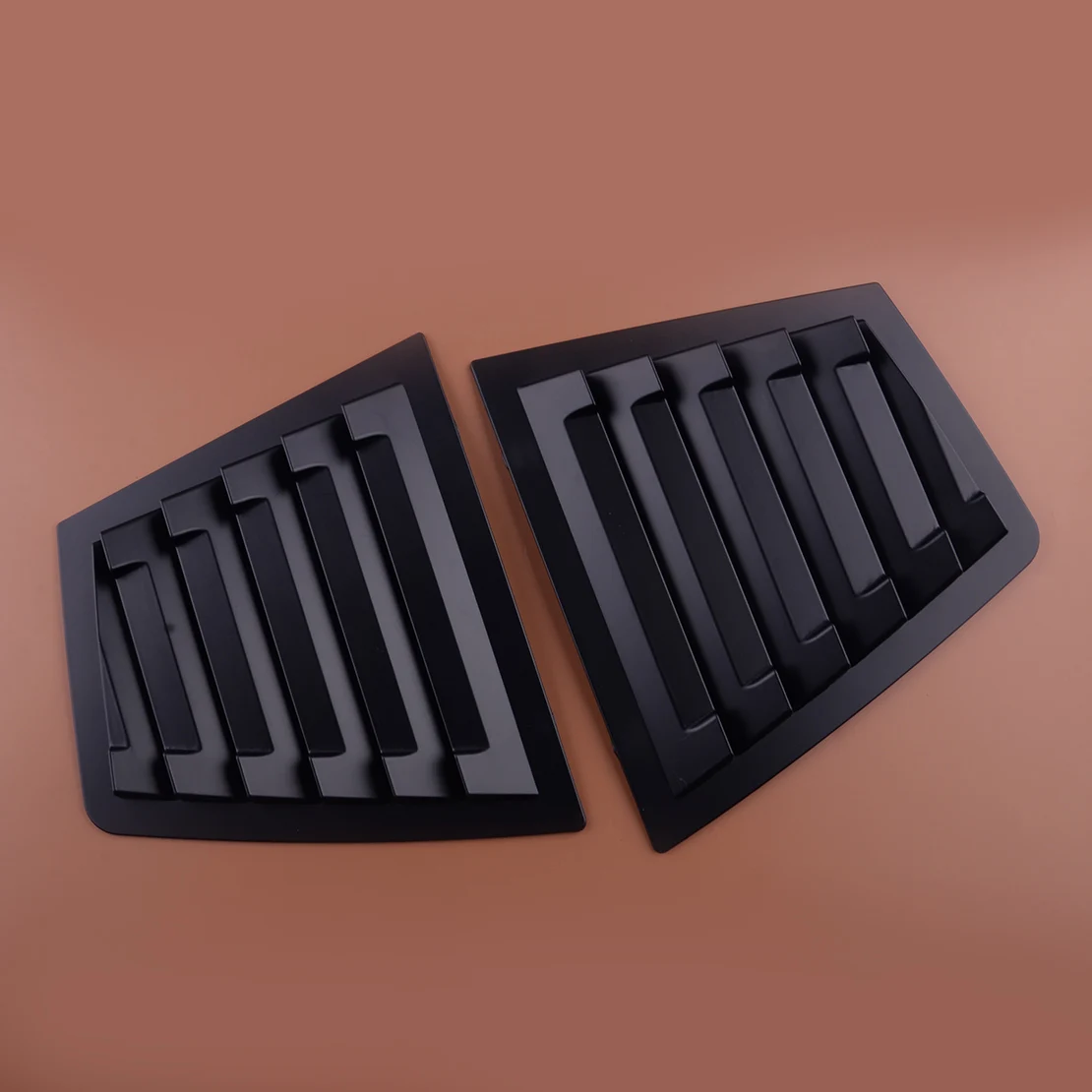 1 Pair Rear Side Window Louver Cover Scoop Shutter Vent Trim Fit for Chevrolet Cruze 2009 2010 2011 2012 2013-2015 Matte Black