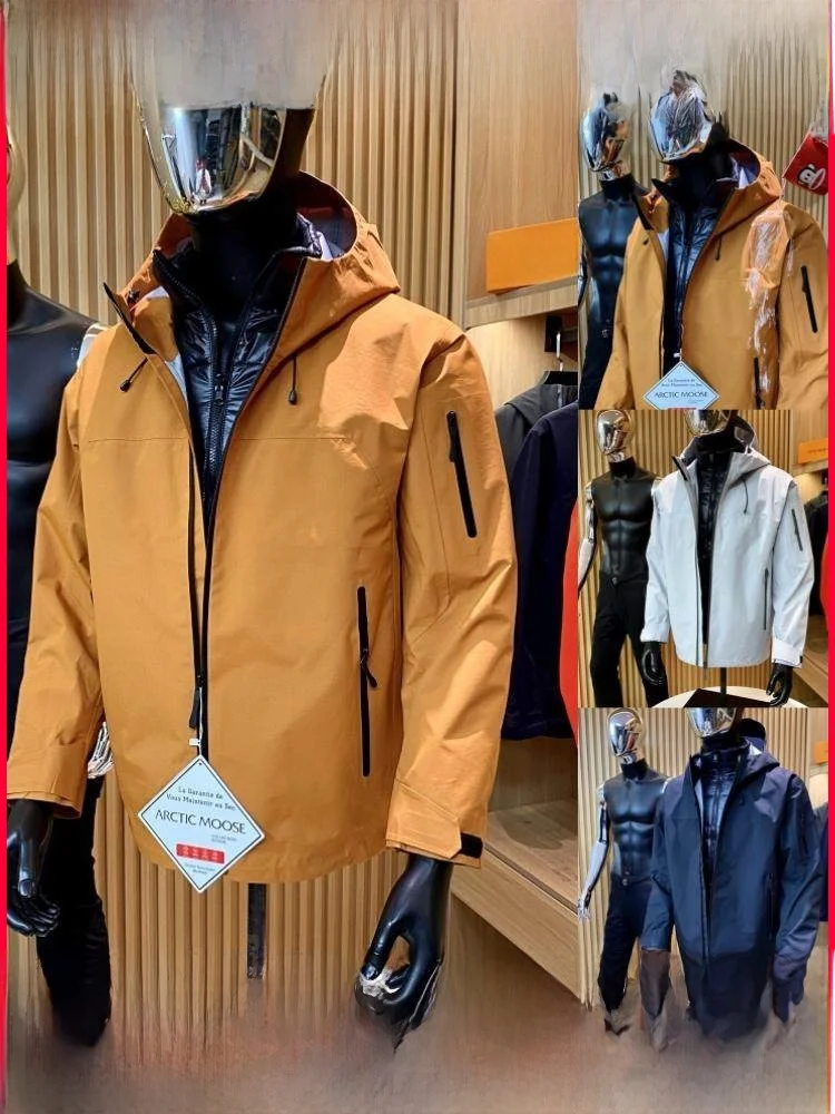 

Зимнее уличное пальто премиум-класса из трех предметов Hard ell All Pred Glue, хлопковое пальто, молодежная версия Thiened Stand, застежка-молния