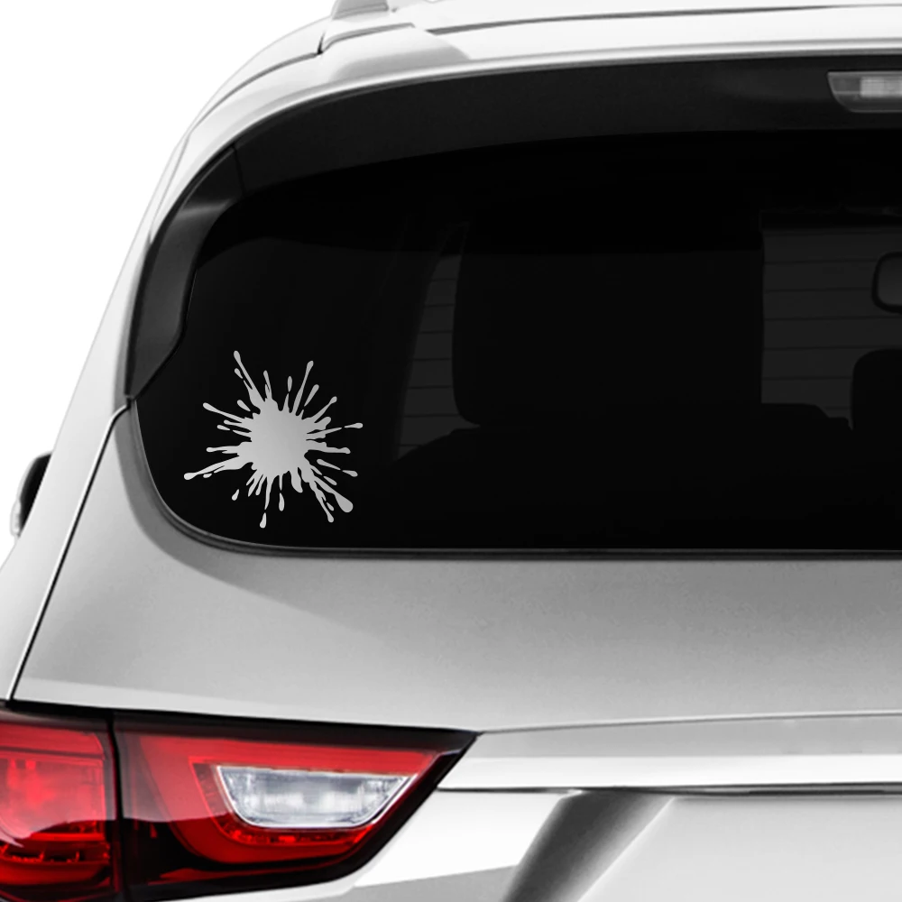 Creative Car Sticker Water Splash Pattern Vinyl Decal Waterproof Personalized Auto Body Window Styling Decoration Accessories