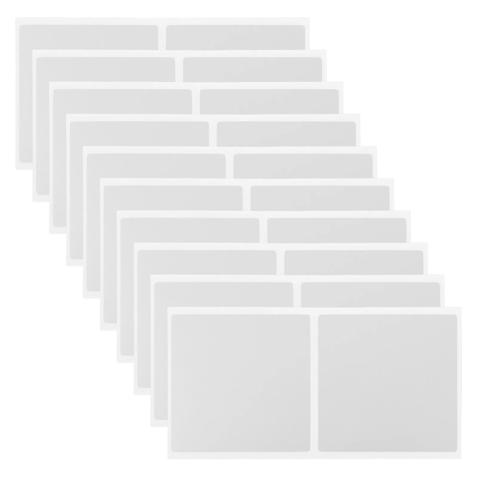 25 Sheets Party Scratch Coating Stickers Decals Paper Labels Make Your Own