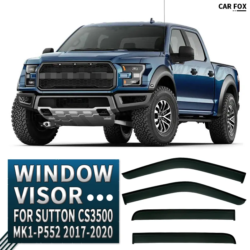 

For Sutton CS3500 2017-2020 Car Window Visor Awning Shelters Windshield Side Window Rain Guard Shade Accessories Car Styling