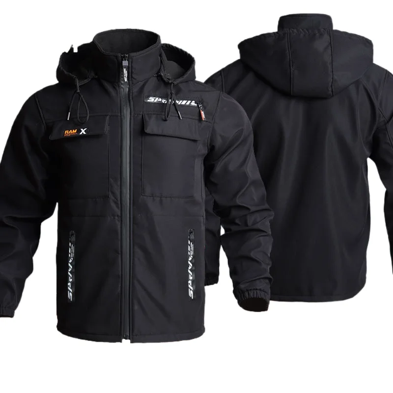 

Fall Winter Camouflage Fleece Lined Hiking Outdoor Cold Proof Warm Workwear Mountain Climbing Suit Windproof Breathable Skin