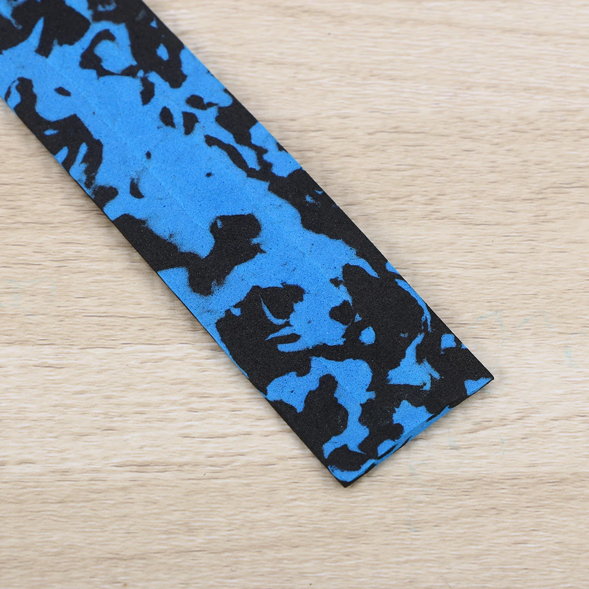 1 Pair Mountain Bike Handlebar Tape Pu Lightweight Comfortable Camouflage Blue Black Exercise Handlebar For Bicycle Eva