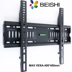 BESHI LED LCD TV Wall Mount Bracket Tilt Adjustable Strengthen TV Support for 26''-60'' Load up to 50kg VESA 400mm*400mm