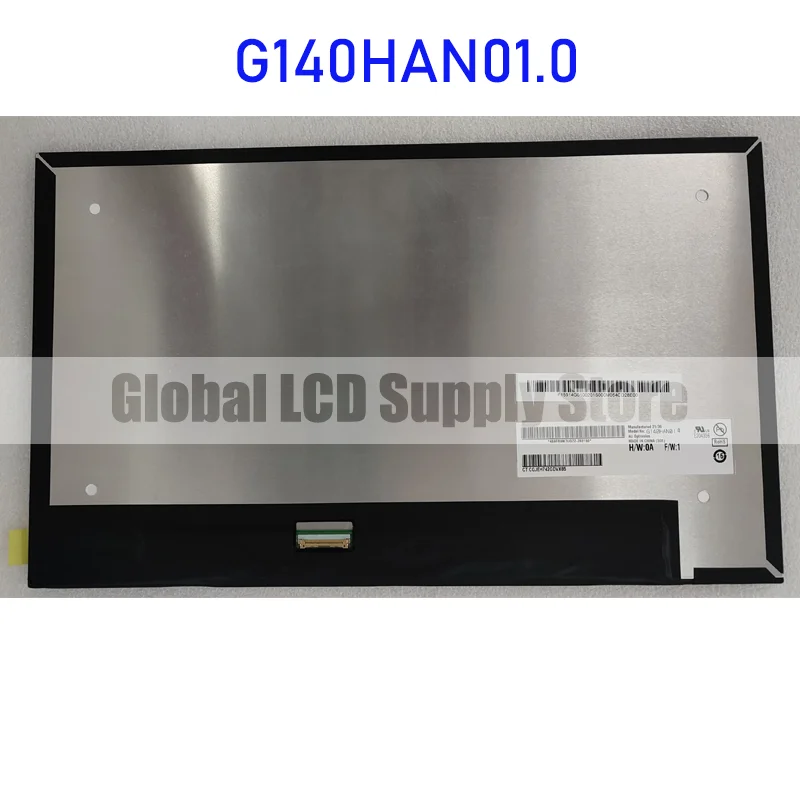 

G140HAN01.0 14.0 Inch Original LCD Display Screen Panel for AUO Brand New and Fully Tested