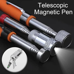 Mini Portable Telescopic Magnetic Magnet Pen Handy Tools Capacity For Picking Up Nut Bolt Extendable Pickup Rod Stick