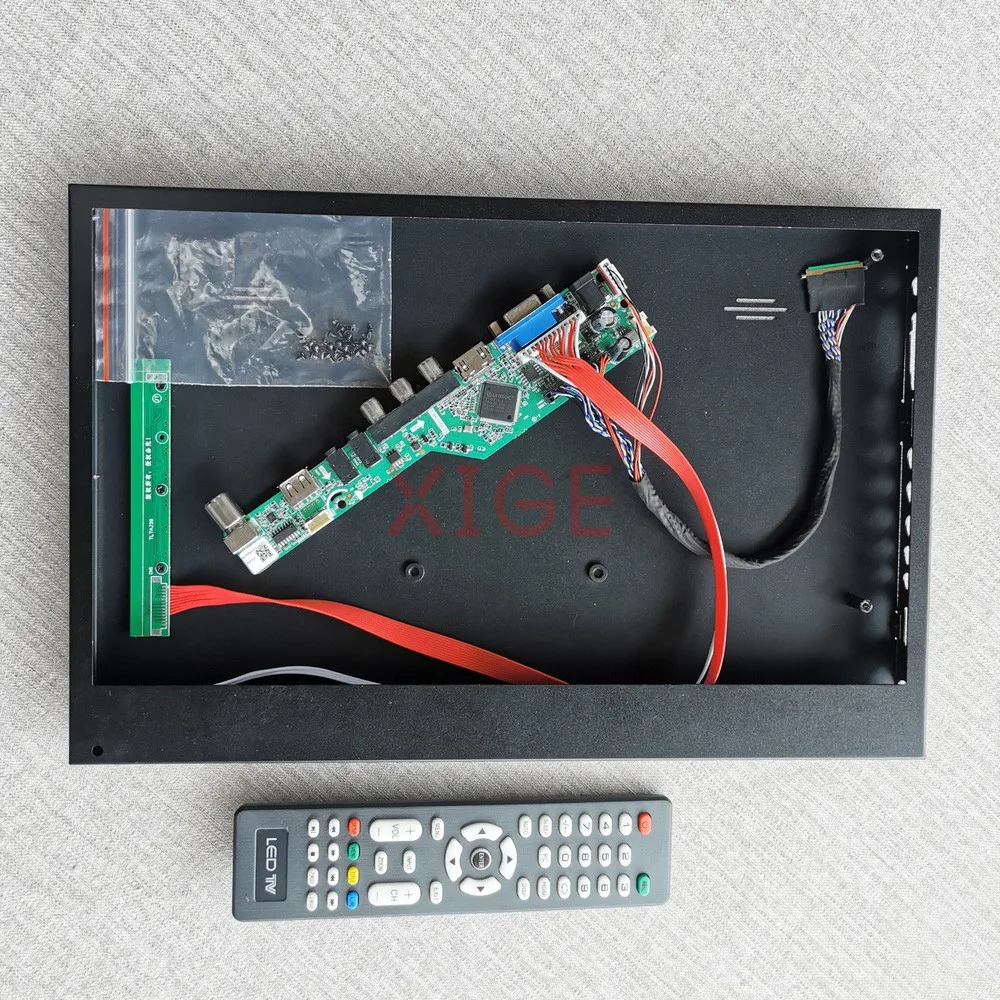 

Control Board+Metal Case Kit Fit B156HW02 V1/V3 B156HW03 V0 Analog TV LVDS 40 Pin HDMI+VGA+AV+USB 15.6" 1920x1080 Laptop Screen