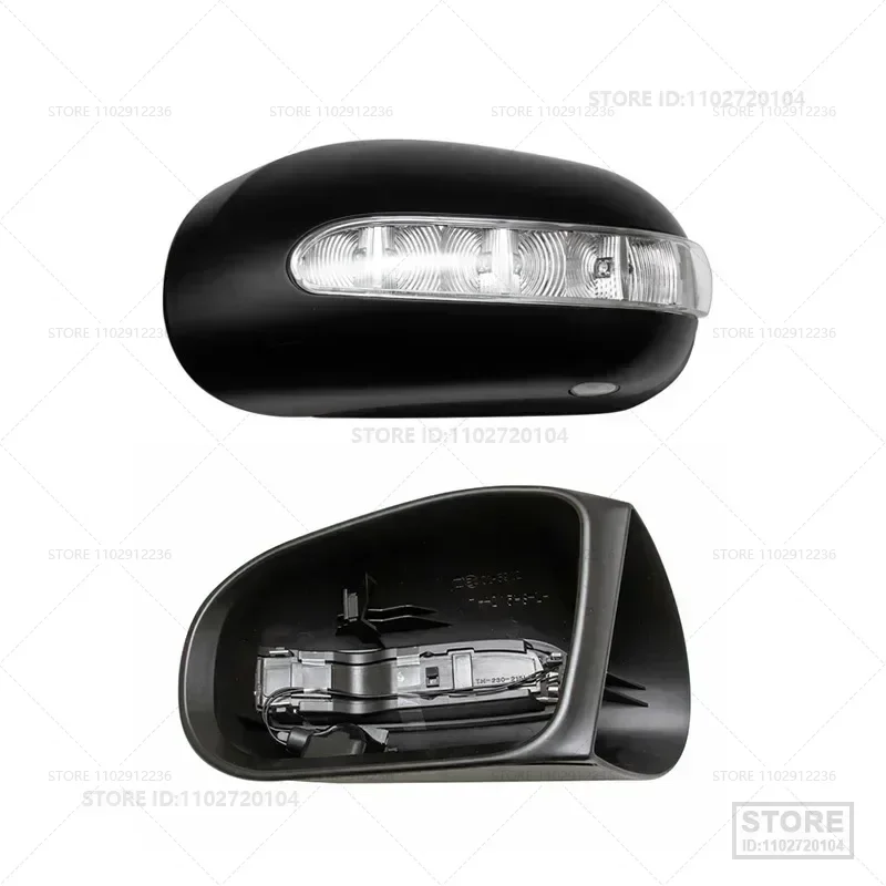 For 2000-2006 Mercedes-Benz S430 S500 S600, S55 AMG (W220) Mirror Housing Back Cover (Matte Without Paint) 2208100964 2208101064