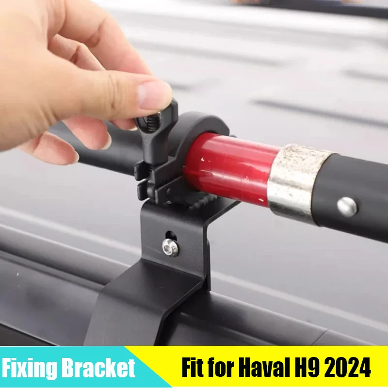 

Auto Roof Rack Shovel Bracket Fit for GWM Haval H9 2024 2025 Modified Auto Roof Engineer Shovel Fixing Bracket Car Accessories