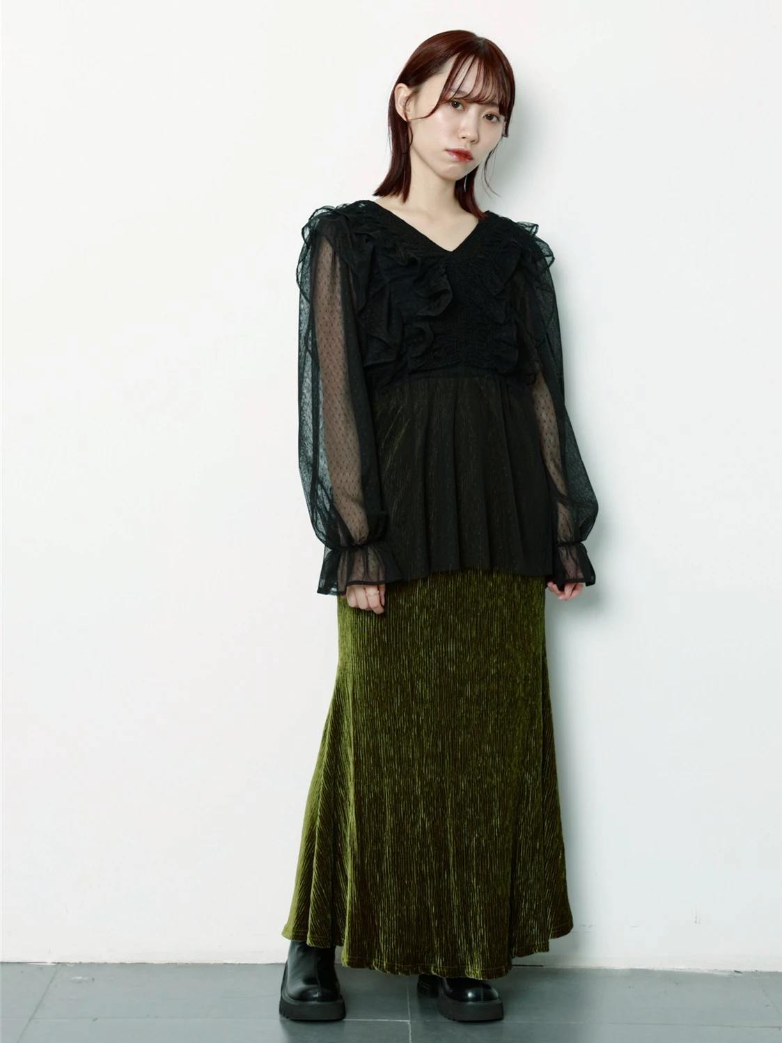 

Юбка Annuus Pure Color Velvet Stripe с эластичной талией, облегающая, с эффектом «рыбий хвост», женская, милая, в стиле принцесс, длинная