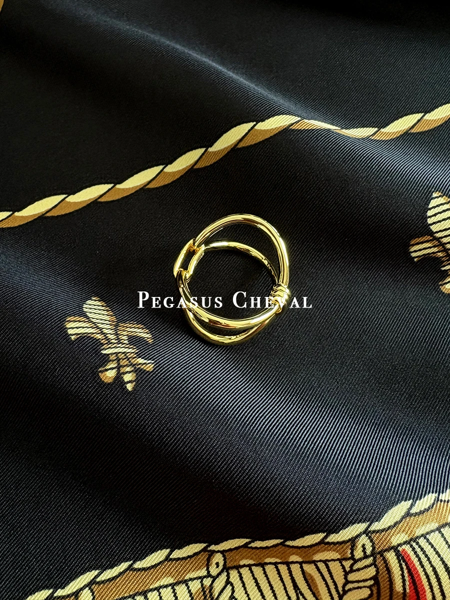 Large Scarf Ring Women Scarves Buckle 130CM Shawls Button Bandanas Holder Brooch Fashion Style Accessories Gift