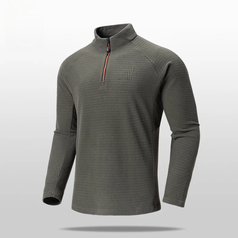 

Flylow Men's Long Sve T-irt Outdoor Casual Sports Fitn Running Inteated Fce f Zip up Top Quali Ethnic Wear