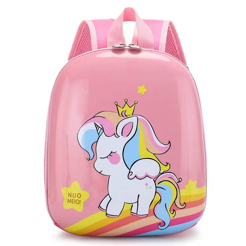 New Primary Boys Girls Cartoon Unicorn Space Dinosaur EVA Backpacks Kindergarten Baby Cute Small Schoolbags Light Eggshell Bag