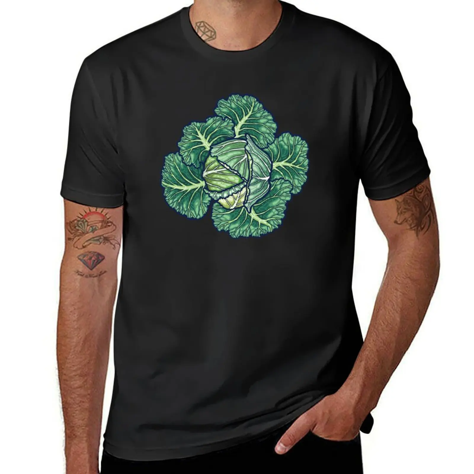 dreaming cabbages T-Shirt customs anime clothes men clothes