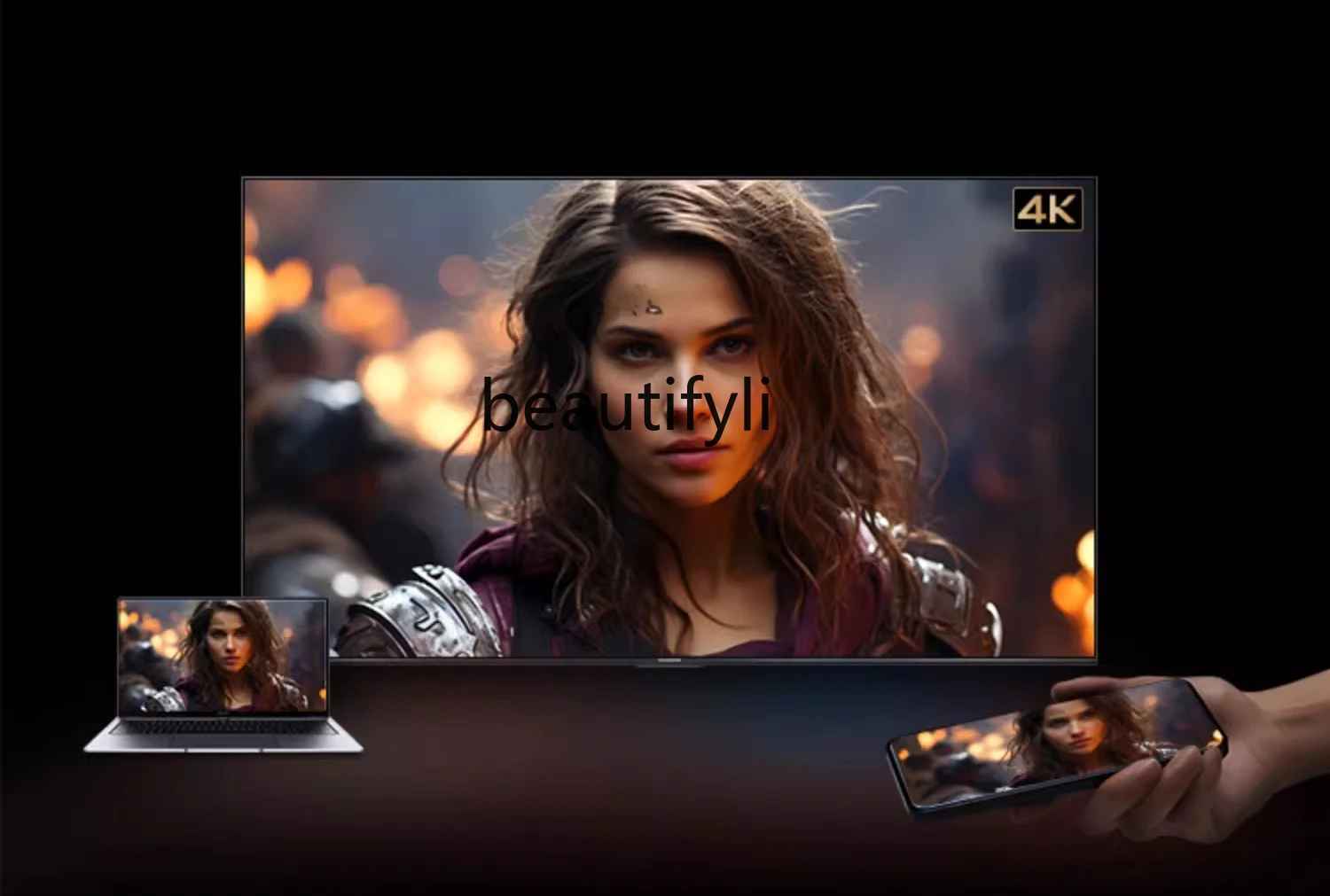 

75 inch LCD wallpaper painting high definition smart TV