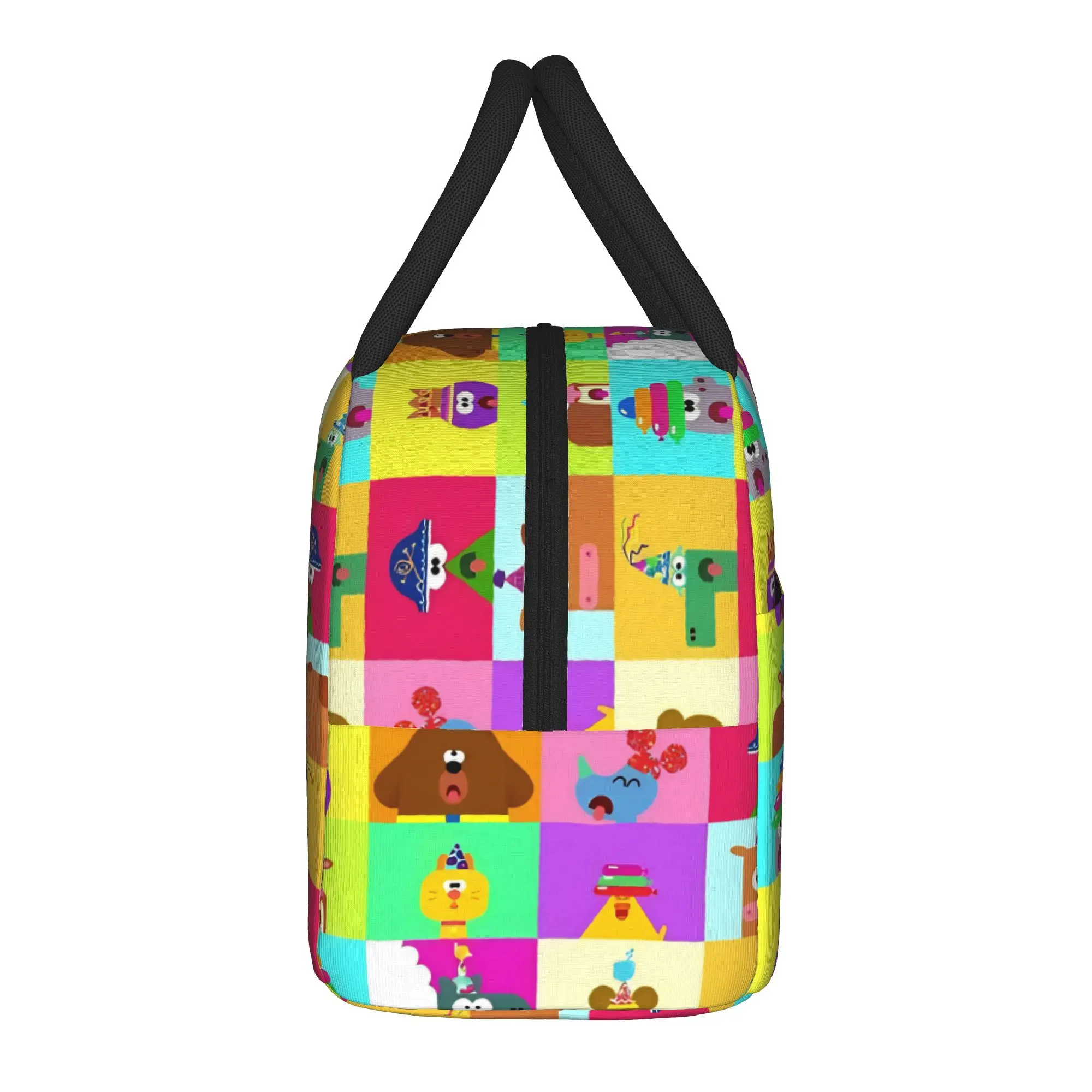 D-Dugges Dog Game Cartoon Insulated Lunch Bags Portable Lunch Container Cooler Bag Tote Lunch Box Beach  Picnic Food Handbags