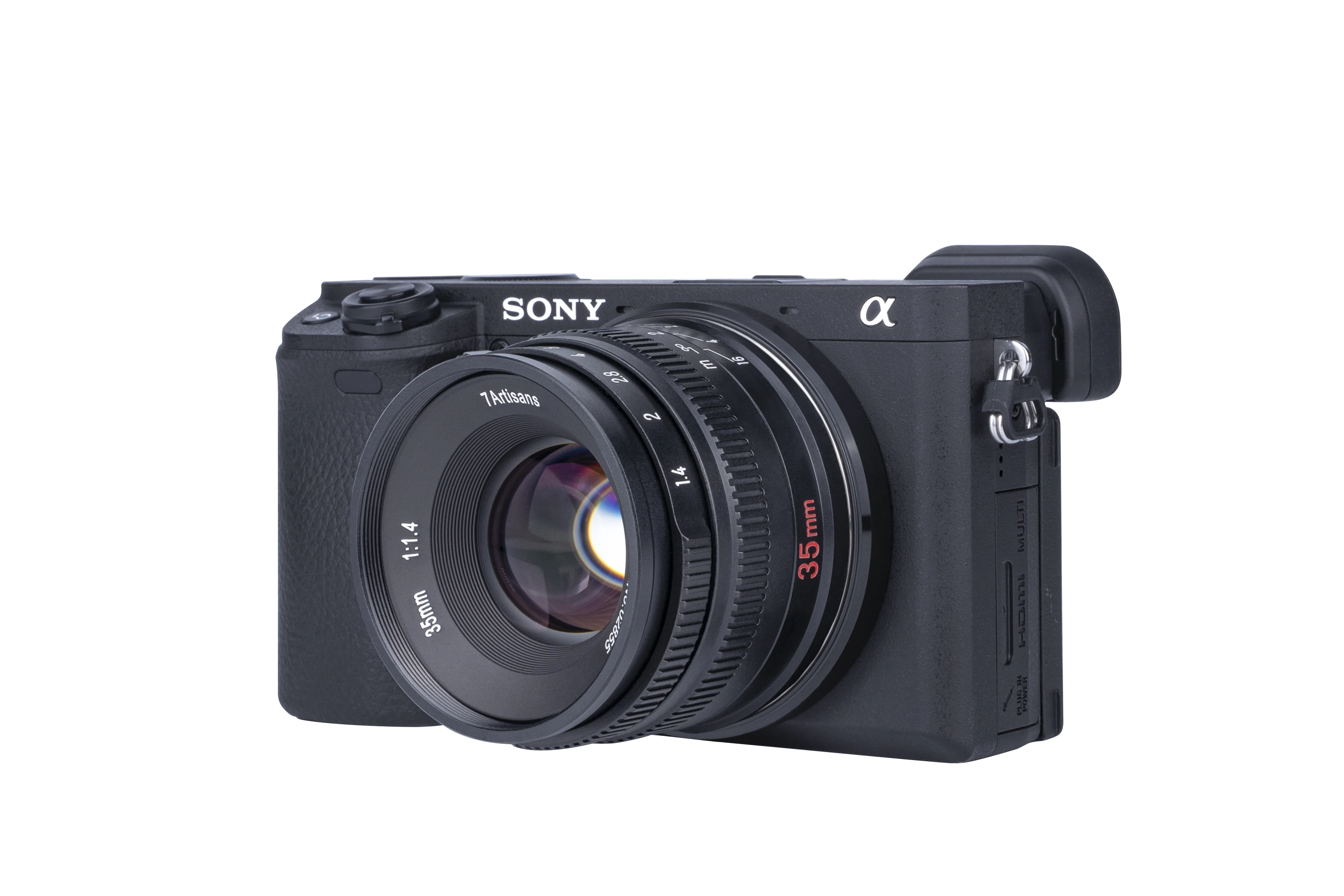 7artisans 35mm F1.4 Mark II APS-C Groot diafragma Handmatige Prime Lens voor Sony E ZVE10 A6000 Fujifilm FX X-T1 X-T4 Olympus/Panasonic Micro 4/3 E-PL1 Lumix G85/DC-GX9 Nikon Z50 Z fc Canon RF