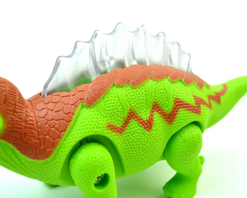 Electric Walking Dinosaur Toys Glowing Jurassic Dinosaurs with Sound Animals Model  for Kids Boys Children Interactive