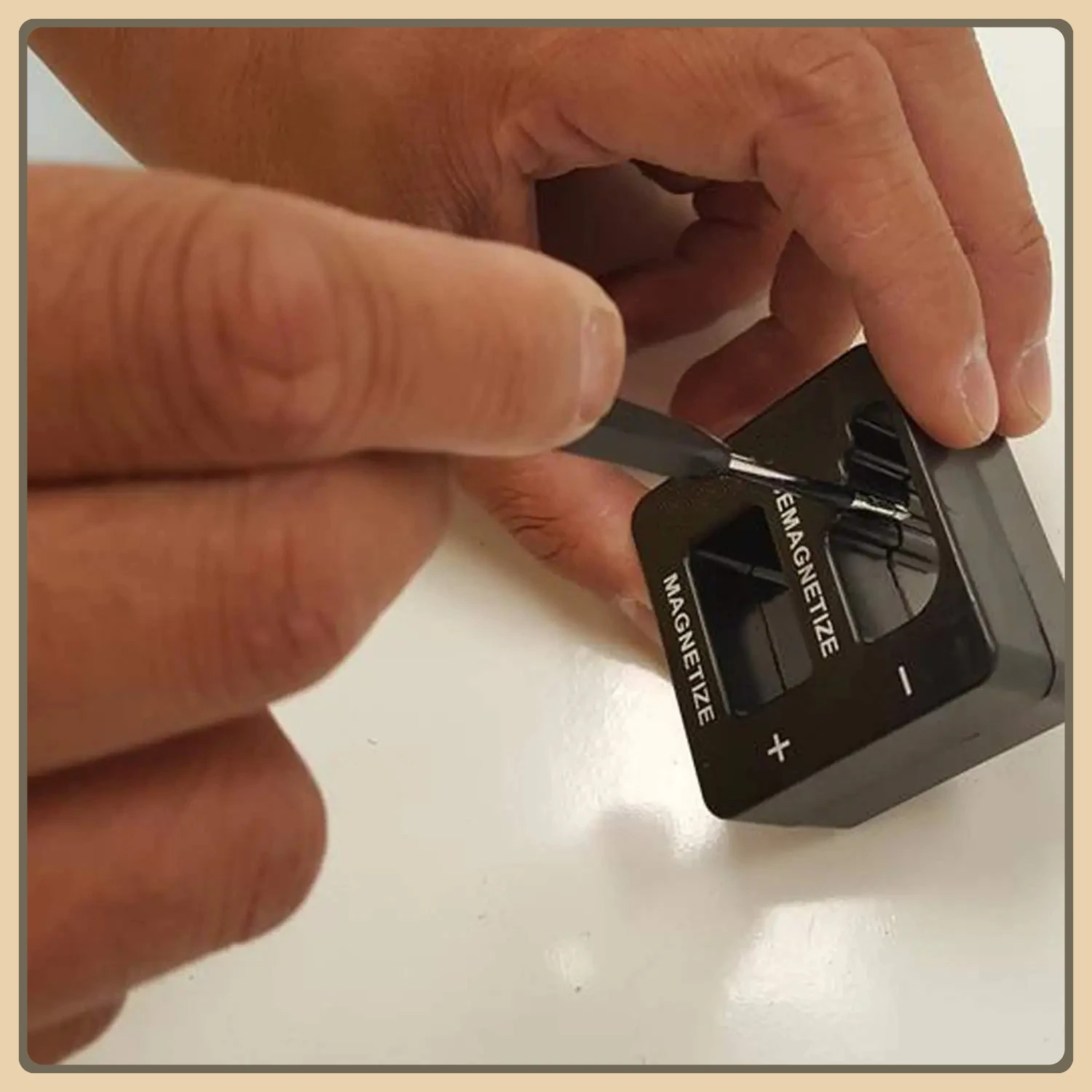 مفك براغي عالي الجودة ممغنط Demagnetizer 1 قطعة أداة ممغنطة مفك براغي قوي أداة التقاط