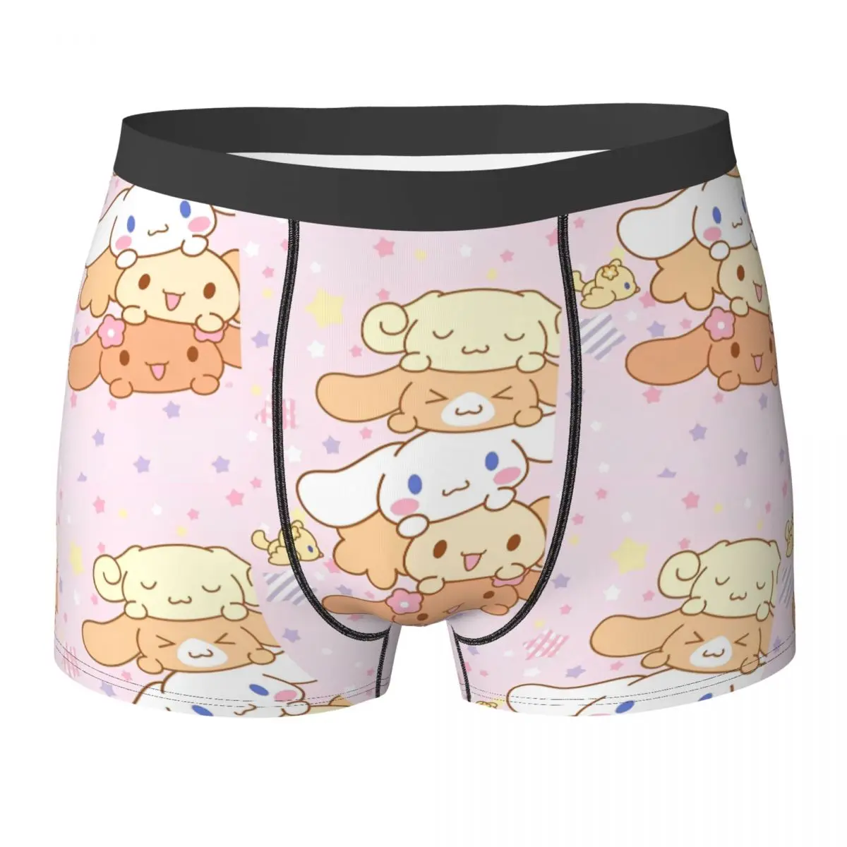 

Pom Pom Purin Cartoon Underwear Custom Trunk Quality Men Underpants Funny Shorts Briefs Gift
