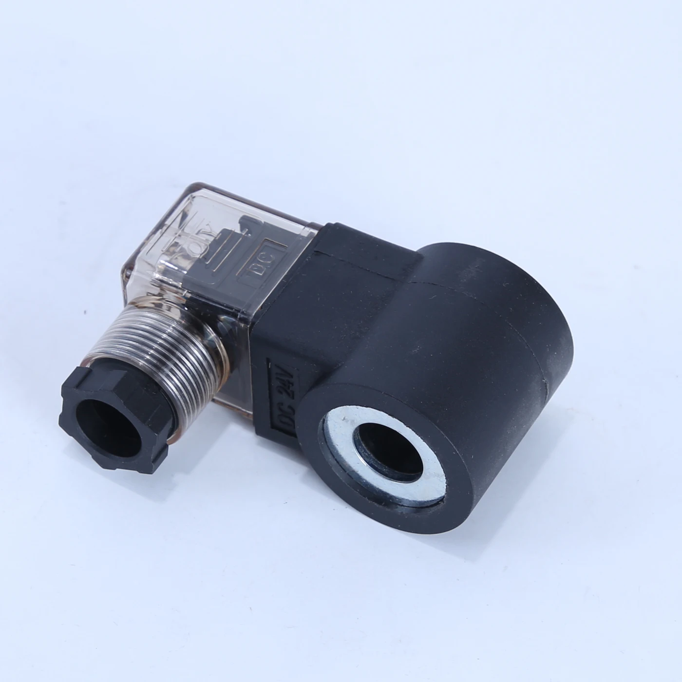 Threaded Plug-In Solenoid Valve Coil for 13mm 14 16mm Hole with Wire Electromagnet DC12/24V AC220V - Height Specification