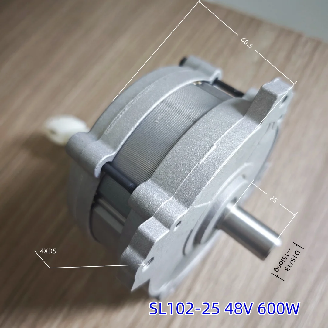 48V 600W elektrische grasmaaiermotor SL102-25 KV100 Geluidsarme, soepele werking Luchtgekoelde stator