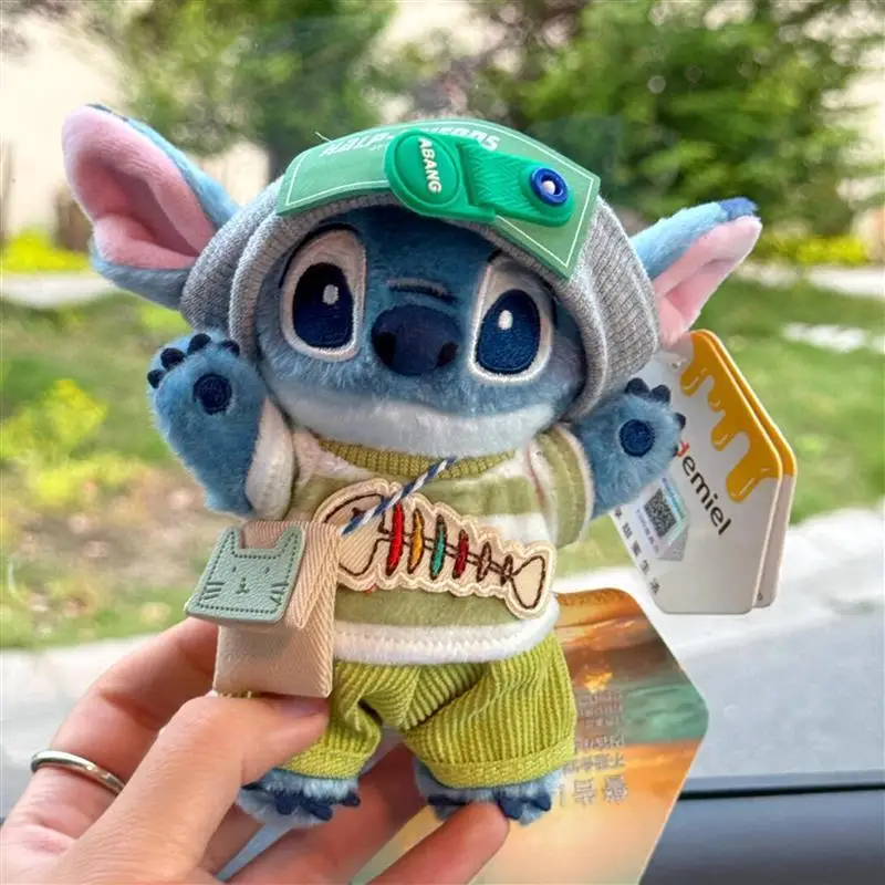 

Disney Stitch аниме мультфильм милая кукла рюкзак очаровательный креативный персонализированный для мужчин и женщин пара плюшевый брелок подарок