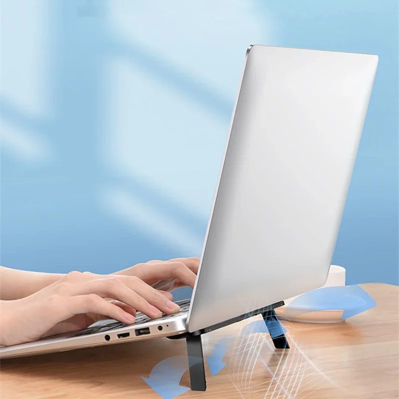 Universal Laptop Riser Stand for Macbook Pro Air Lenovo Samsung Notebook Cooling Pad Invisible Laptop Bracket Stands