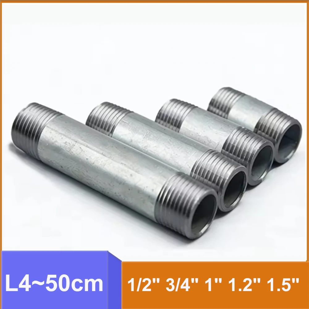 1Pcs Male Thread Extension Tube 1/2