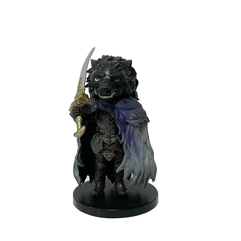 جديد Elden Ring Gaming Q نسخة صغيرة راني كات ميلينا مالينيا نصف الذئب عمل الشكل لاني ماجيك الحلي البلاستيكية دمى لعبة أطفال #6