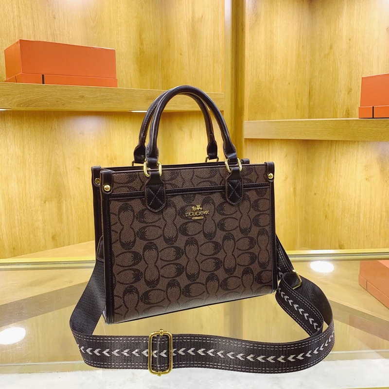 

Elegant Parisian Leather Satchel Bag - Unique Retro Handbag With Textured Finish & Large Capacity For Women