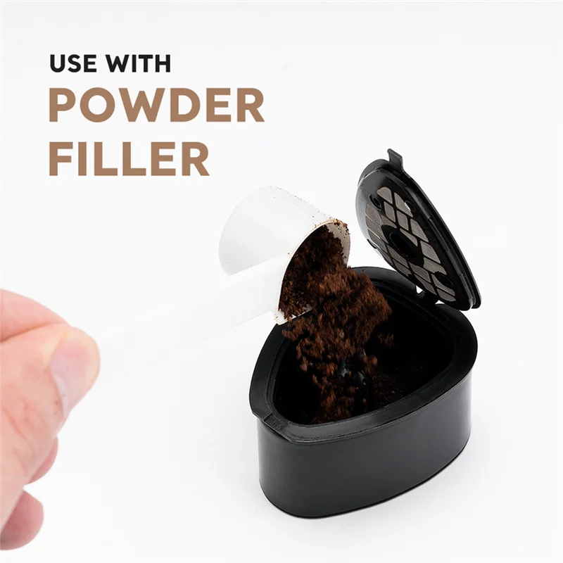 Cápsula de café de chá reutilizável para nesel st9662.62 máquina de café cápsulas de filtro recarregáveis com suporte de pó-A77G