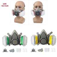 6200 Gas mask 7-in-1/15-in-1 reusable half face mask with filter, suitable for painting, welding, woodworking, and organic vapor