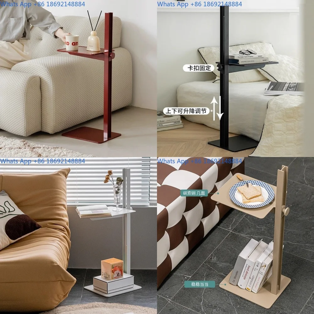 

Living Room Side Table Adjustable Coffee Table for Small Spaces