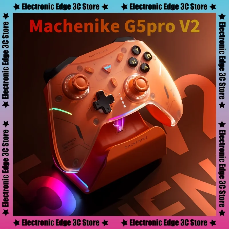 Machenike G5pro V2 10th Anniversary Edition Thrid-Mode Optical Gamepad Hot Plug Tmr Rocker Switch Steam Pc Trigger Vibration Ns