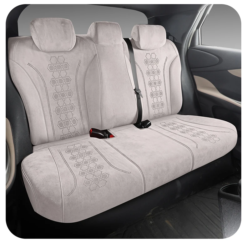 5‑Seat Full Wrap Faux Suede Car Seat Covers Custom Fit for BYD Dolphin Comfortable Auto Seat Protector