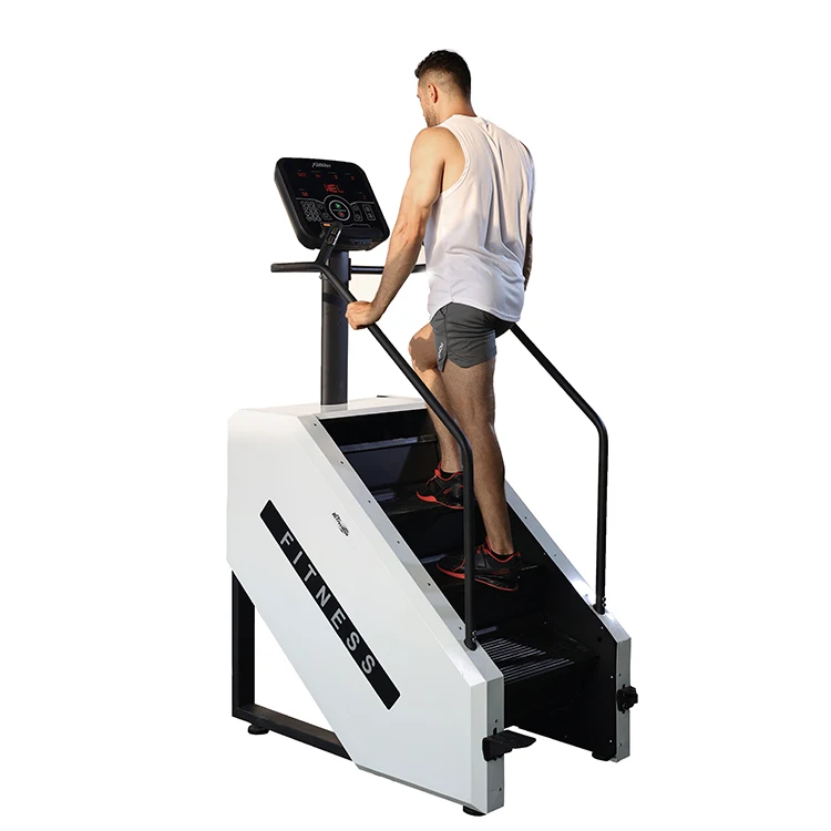 

Wholesale Stainless Steel Stair Master Climber Electric Powered Fitness Stepper for Home Use Cardio Machine for Commercial Gym